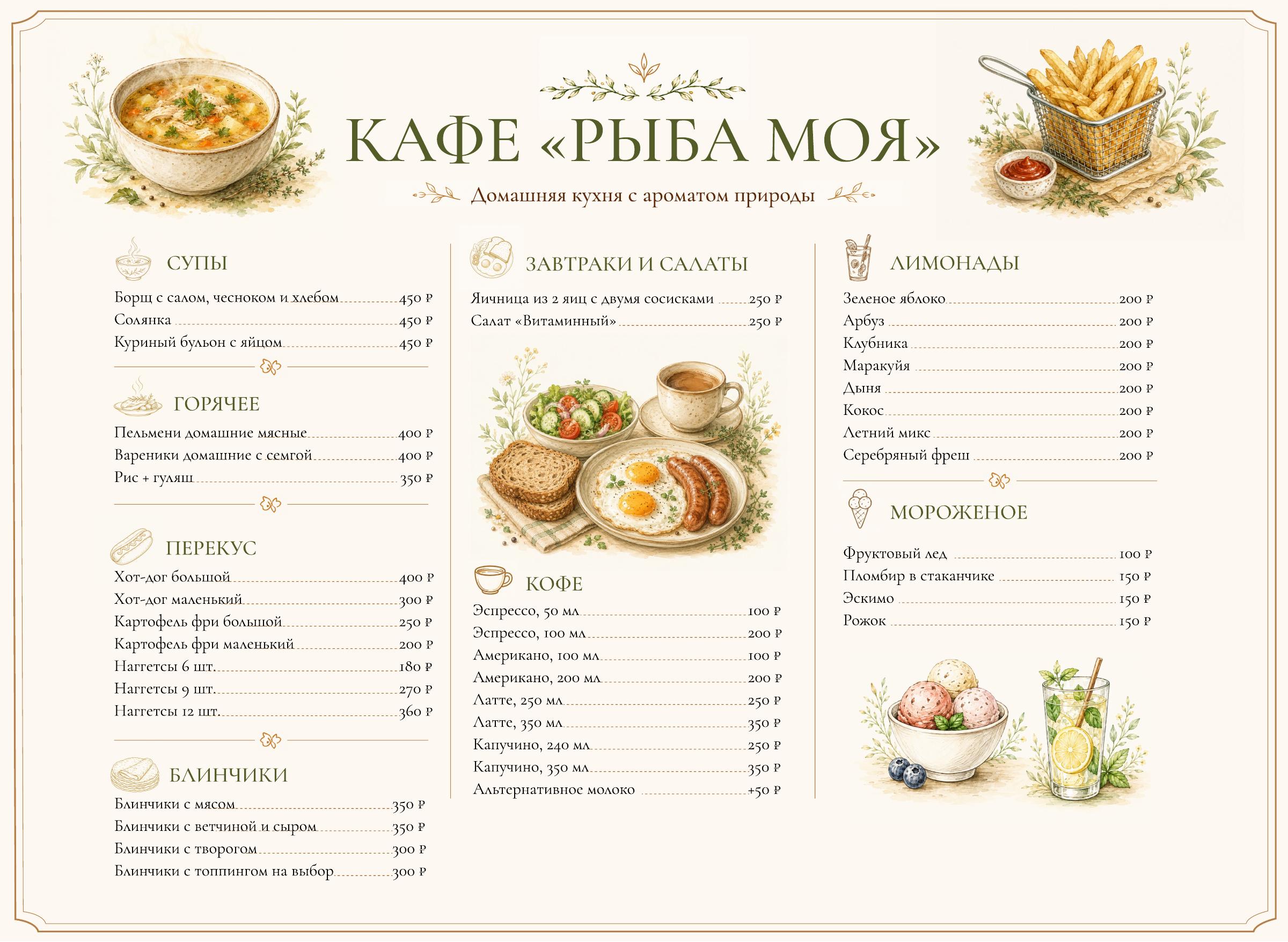 Кафе «Рыба моя»